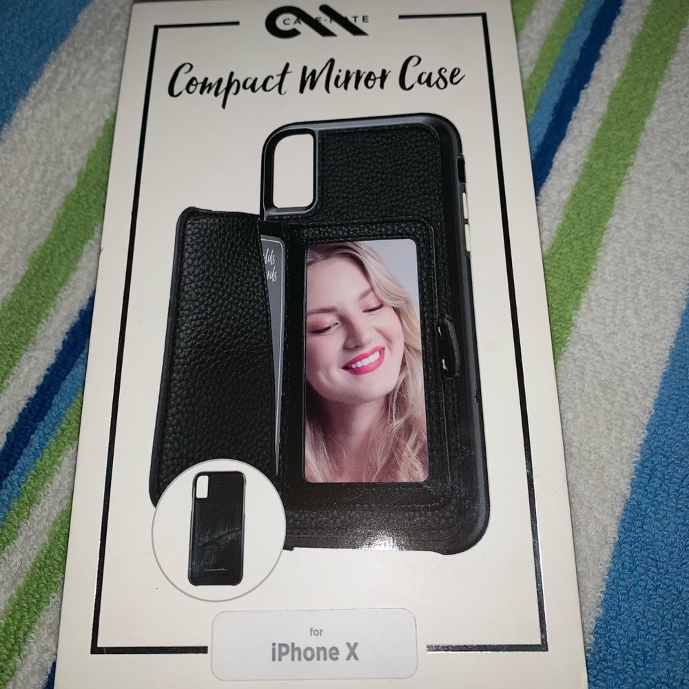 iPhone X case mate mirror cellphone case